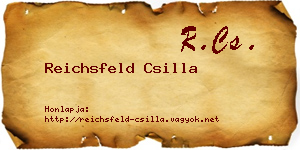 Reichsfeld Csilla névjegykártya